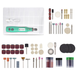Pinkman Cordless Drill Power Tools Electric Mini Drill Grinding Manicure Machine Wireless Mini Engraver Mill For Dremel tools