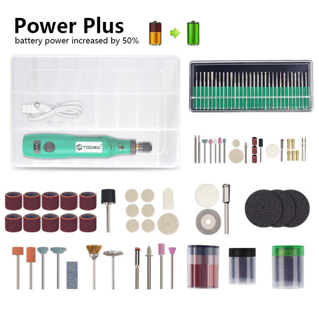 Pinkman Cordless Drill Power Tools Electric Mini Drill Grinding Manicure Machine Wireless Mini Engraver Mill For Dremel tools