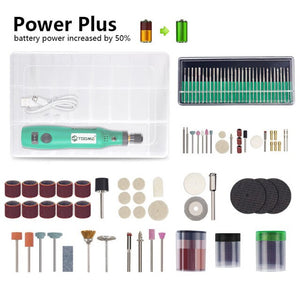 Pinkman Cordless Drill Power Tools Electric Mini Drill Grinding Manicure Machine Wireless Mini Engraver Mill For Dremel tools