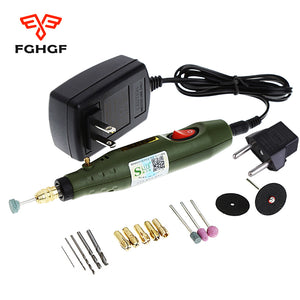 FGHGF 220V power tool Engraving Pen Mini Electric Grinder Polishing Mill Small Cutting Manual Drilling Machine power tools
